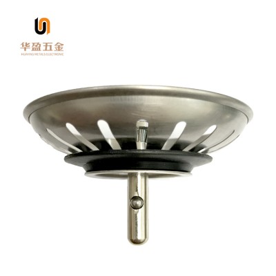 bathtub drain drainer with screw drainage solution double bowl sink drainer sink strainer